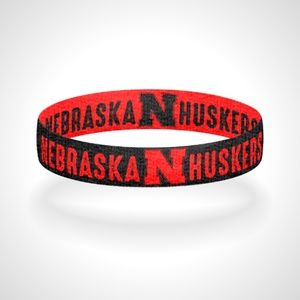 Nebraska Huskers Reversible Bracelet Wristband